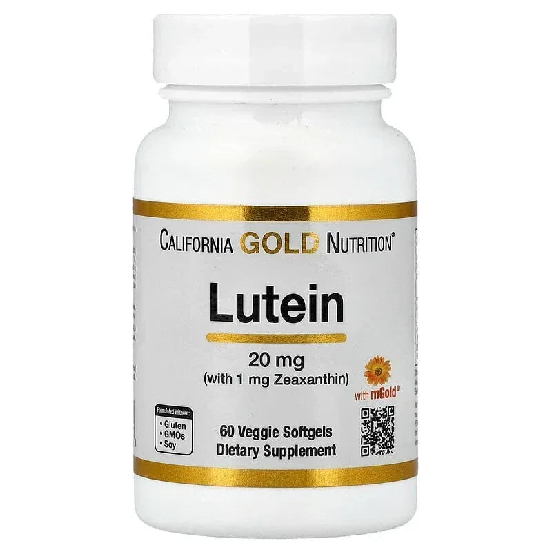 California Gold Nutrition, Lutein with Zeaxanthin from Marigold Extract