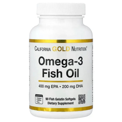 California Gold Nutrition, Omega-3 Fish Oil, Vivomega Triglyceride, 1,000 mg, Fish Gelatin Softgels
