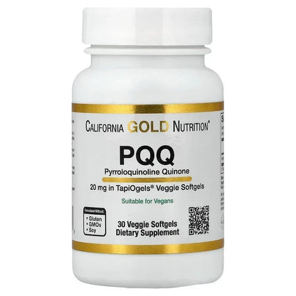 California Gold Nutrition, PQQ, 20 mg