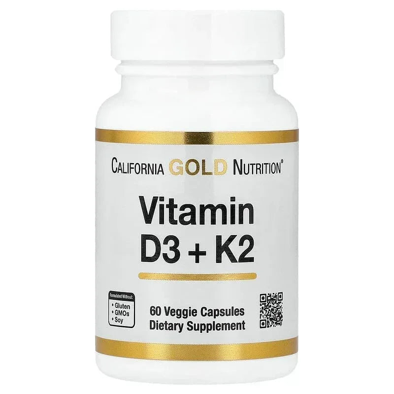 California Gold Nutrition, Vitamin D3 + K2
