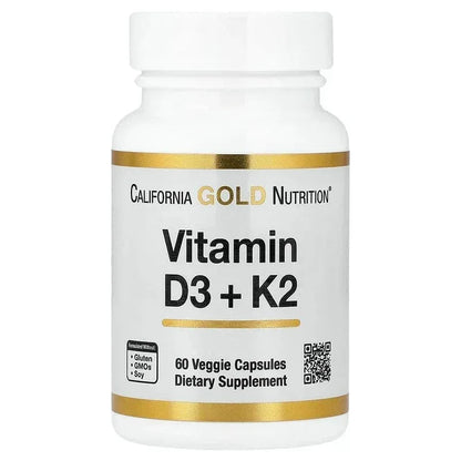 California Gold Nutrition, Vitamin D3 + K2