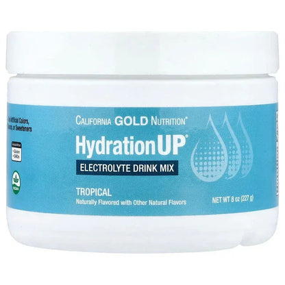 California Gold Nutrition, HydrationUP®, Electrolyte Drink Mix with Calcium, Potassium, Vitamin C, and Vitamin E