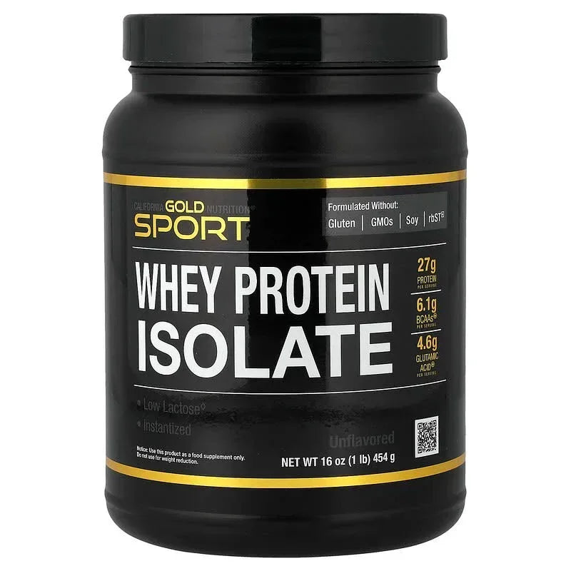 California Gold Nutrition, Sport, Whey Protein Isolate, Dark Chocolate , 2 lb (907 g)