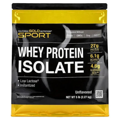 California Gold Nutrition, Sport, Whey Protein Isolate, Dark Chocolate , 2 lb (907 g)