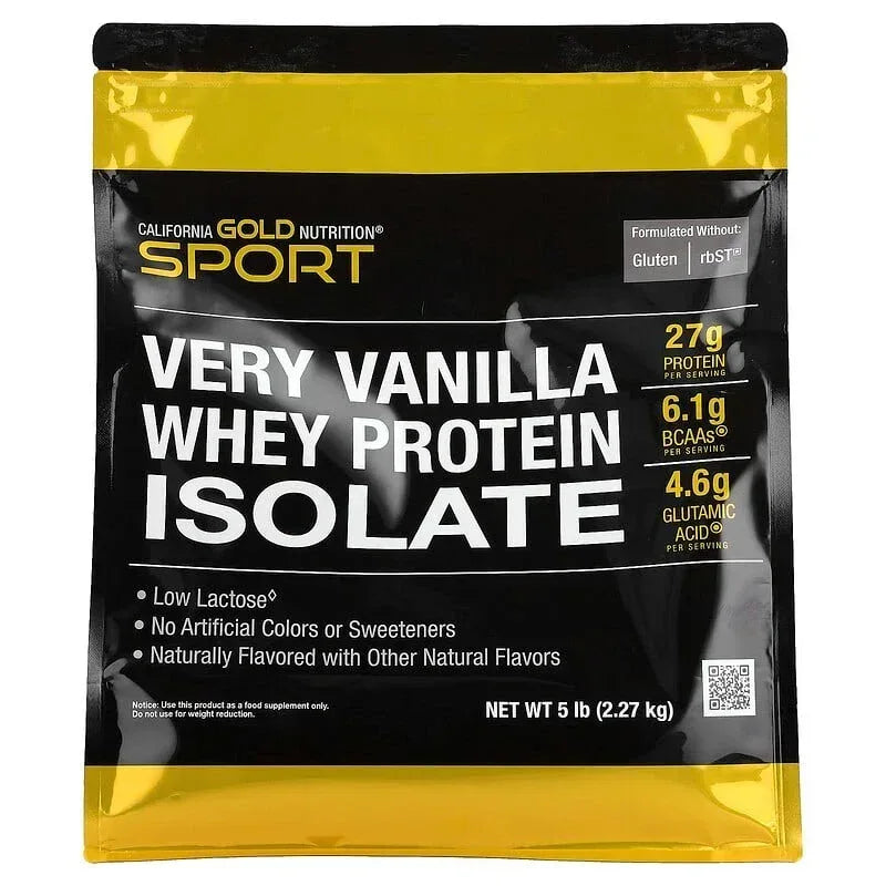 California Gold Nutrition, Sport, Whey Protein Isolate, Dark Chocolate , 2 lb (907 g)