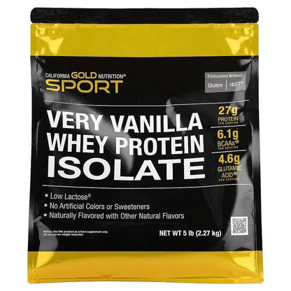 California Gold Nutrition, Sport, Whey Protein Isolate, Dark Chocolate , 2 lb (907 g)