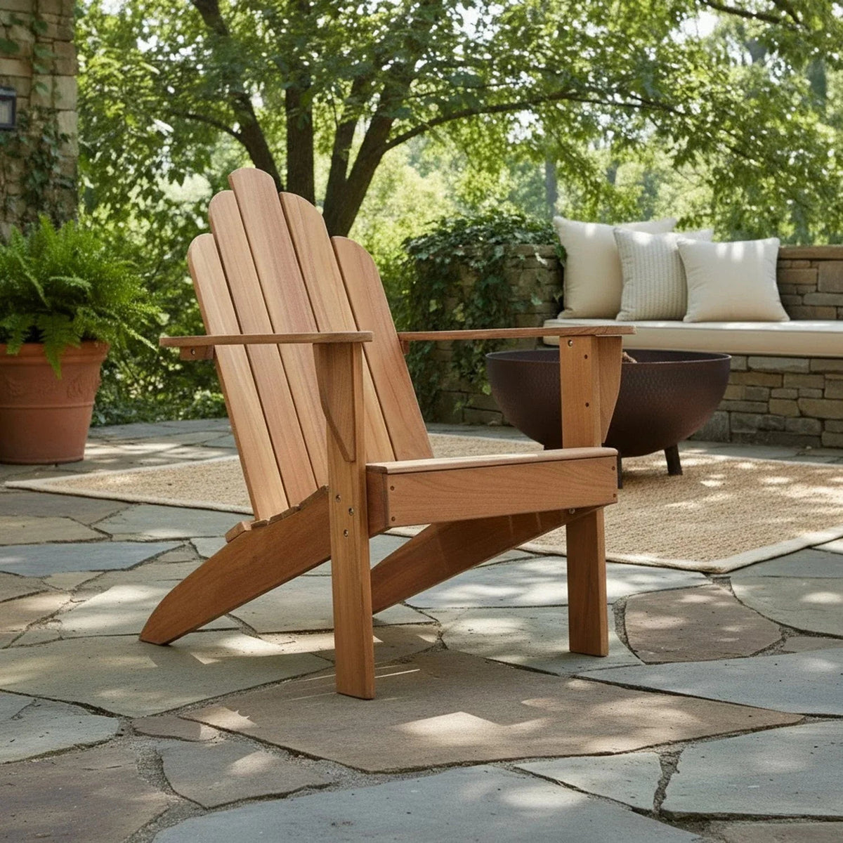 Cambridge Casual Weston Teak Adirondack Chair