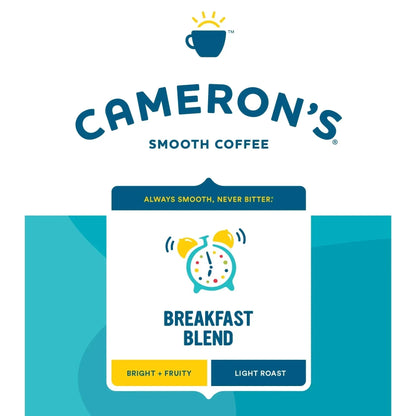 Cameron's Coffee Breakfast Blend Light Roast Whole Bean Coffee - 4lb