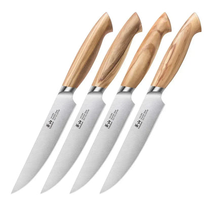 Cangshan Oliv Series Swedish Steel 4-piece Steak Knife Set