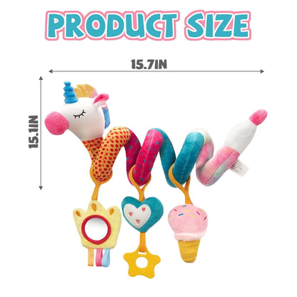 Car Seat Toys, Baby Girl Toys 0-6 Months, Infant Stroller Toys, Newborn Girl Gifts for 0 3 6 9 12 24 Months