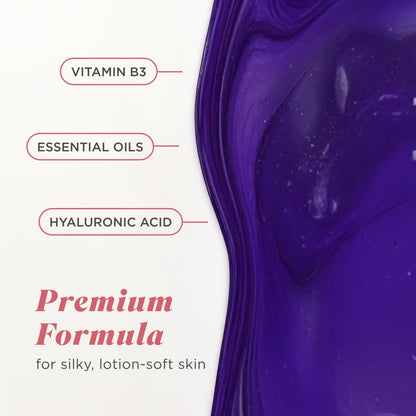 Caress Black Orchid & Patchouli Oil Body Wash With Pump, Moisturizing Body Wash with Hyaluronic Acid & Vitamin B3, 30 oz