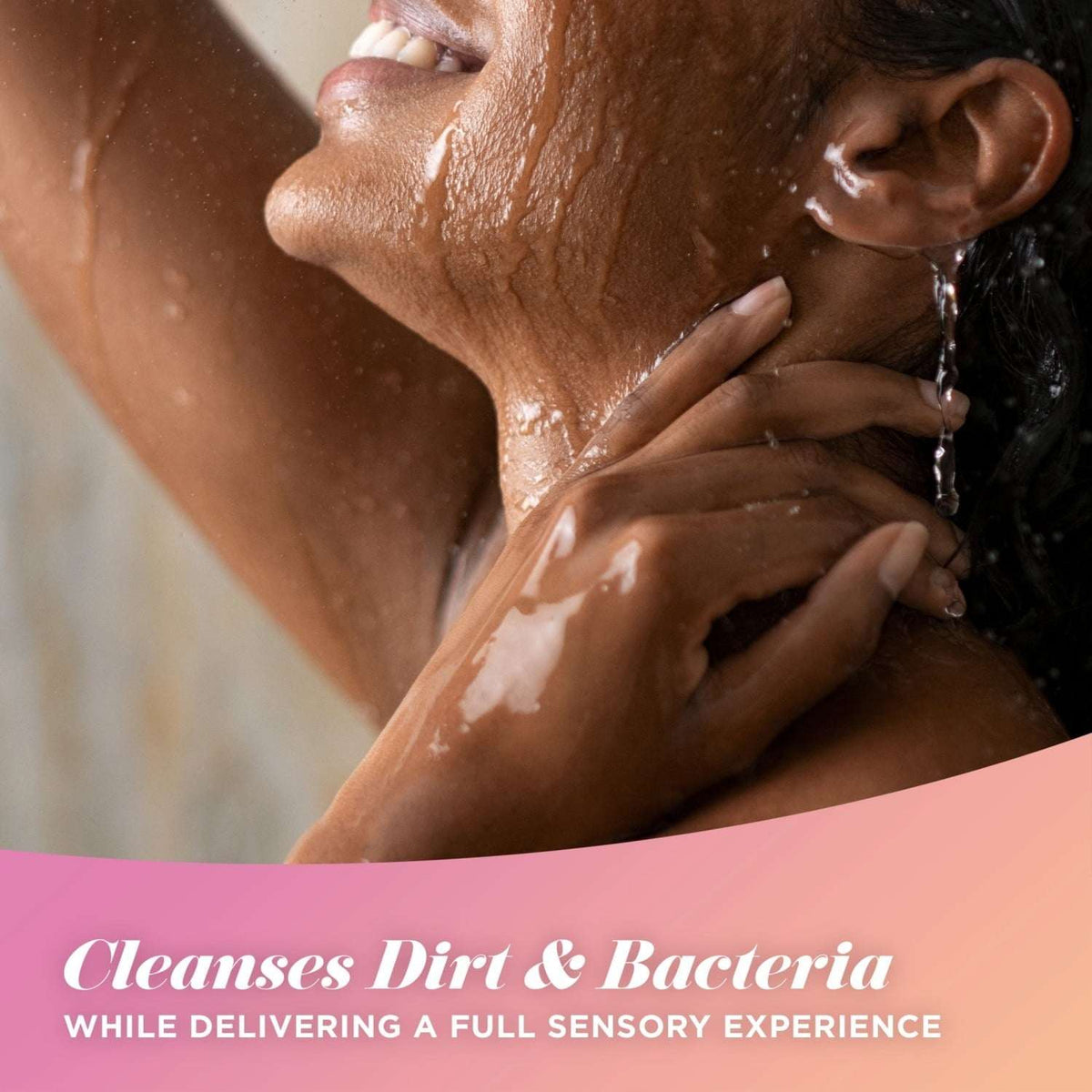 Caress Body Wash for Women, Daily Silk White Peach & Orange Blossom for All Skin 20 fl oz