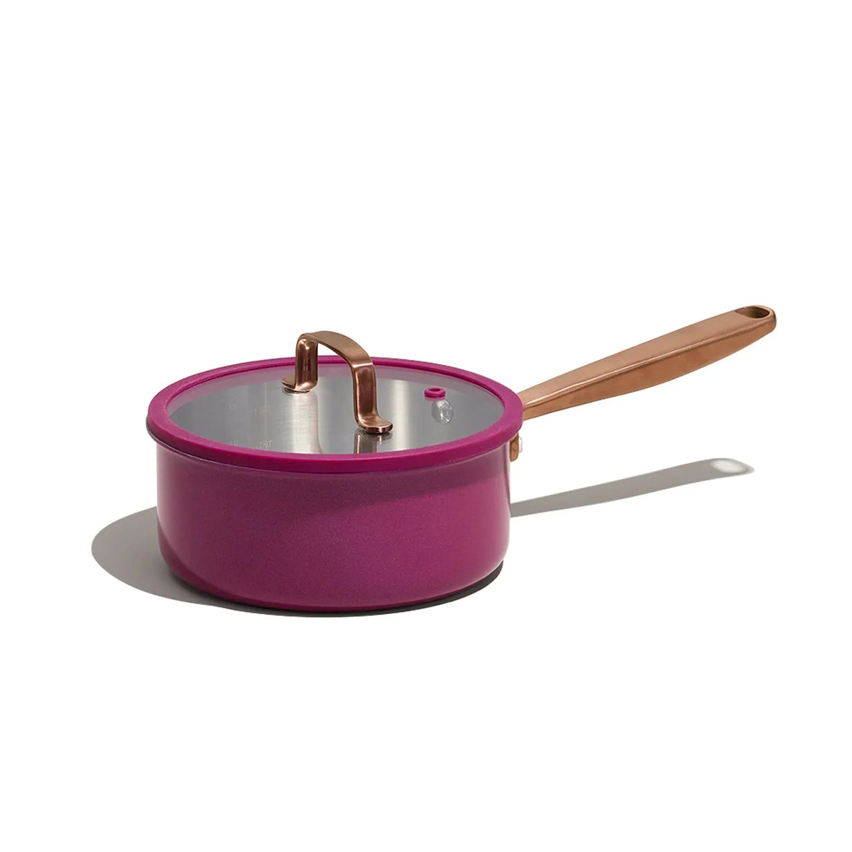 Carote 1.5QT & 3QT Tri-Ply Stainless Steel Saucepan Set with Lids, Small Induction Cooking Pot for Milk and Soup, Blue