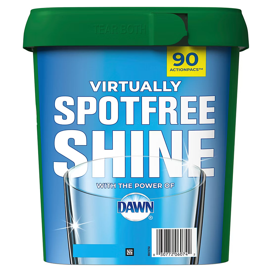 Cascade Complete Fresh Scent Dishwasher Detergent Action Pacs, 90 ct.