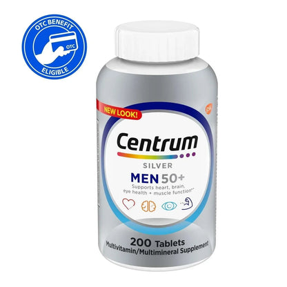 Centrum Silver Mens 50 Plus Multivitamin With Vitamin B & D3