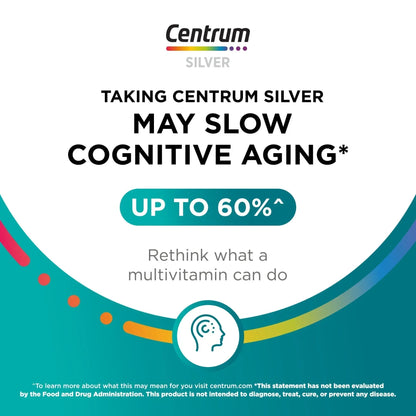 Centrum Silver Mens 50 Plus Multivitamin With Vitamin B & D3
