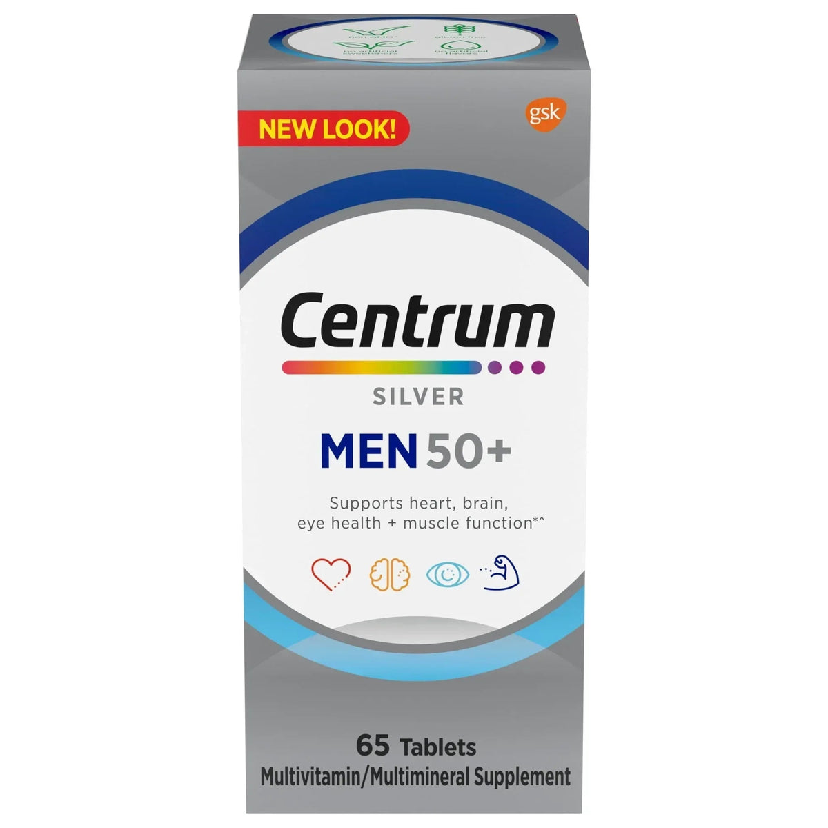 Centrum Silver Mens 50 Plus Multivitamin With Vitamin B & D3