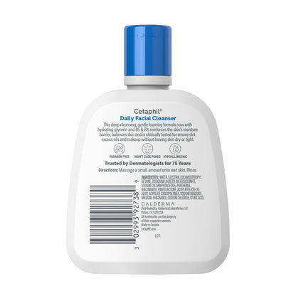 Cetaphil Daily Facial Cleanser for Sensitive, Combination to Oily Skin Cleanser