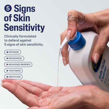 Cetaphil Daily Facial Cleanser for Sensitive, Combination to Oily Skin Cleanser