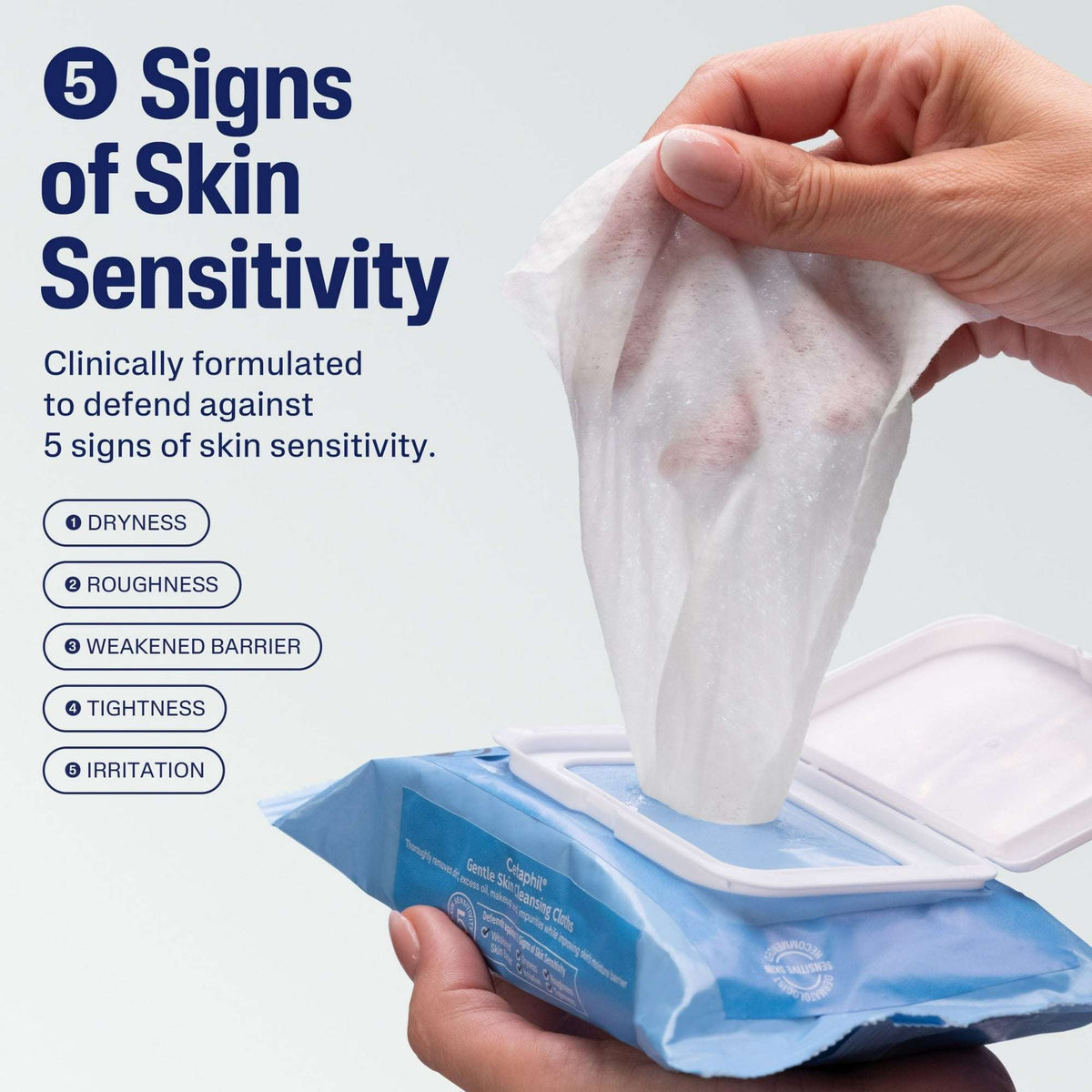 Cetaphil Gentle Skin Travel Size Facial Cleansing Cloth Wipes for Face and Body, Fragrance Free, 10 ct (3 Pack)
