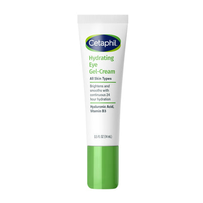 (3 PACK ) Cetaphil Daily Hydrating Eye Gel Cream for Sensitive Skin with Hyaluronic Acid, 0.5 fl oz
