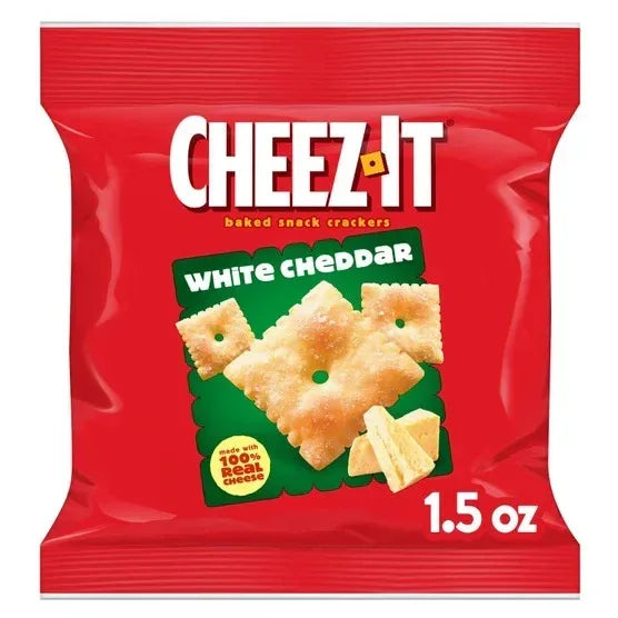 Cheez-It White Cheddar Baked Snack Cracker, 1.5 oz, 45-count