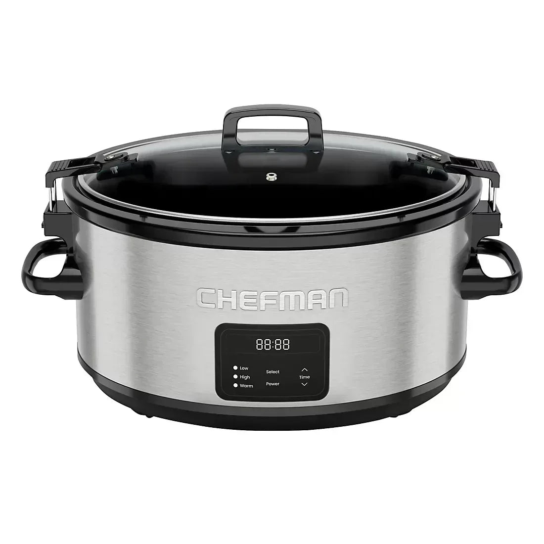 Chefman 7-Qt. Programmable Slow Cooker with Locking Lid