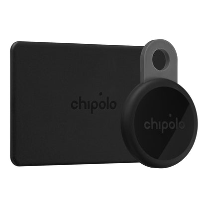Chipolo LOOP & CARD Bundle - Rechargeable Bluetooth Tracker Item Locator for Keys, Bags & Wallets, Compatible with Apple Find My or Android Find Hub, Out of Range Alerts for Android & Call Your Phone