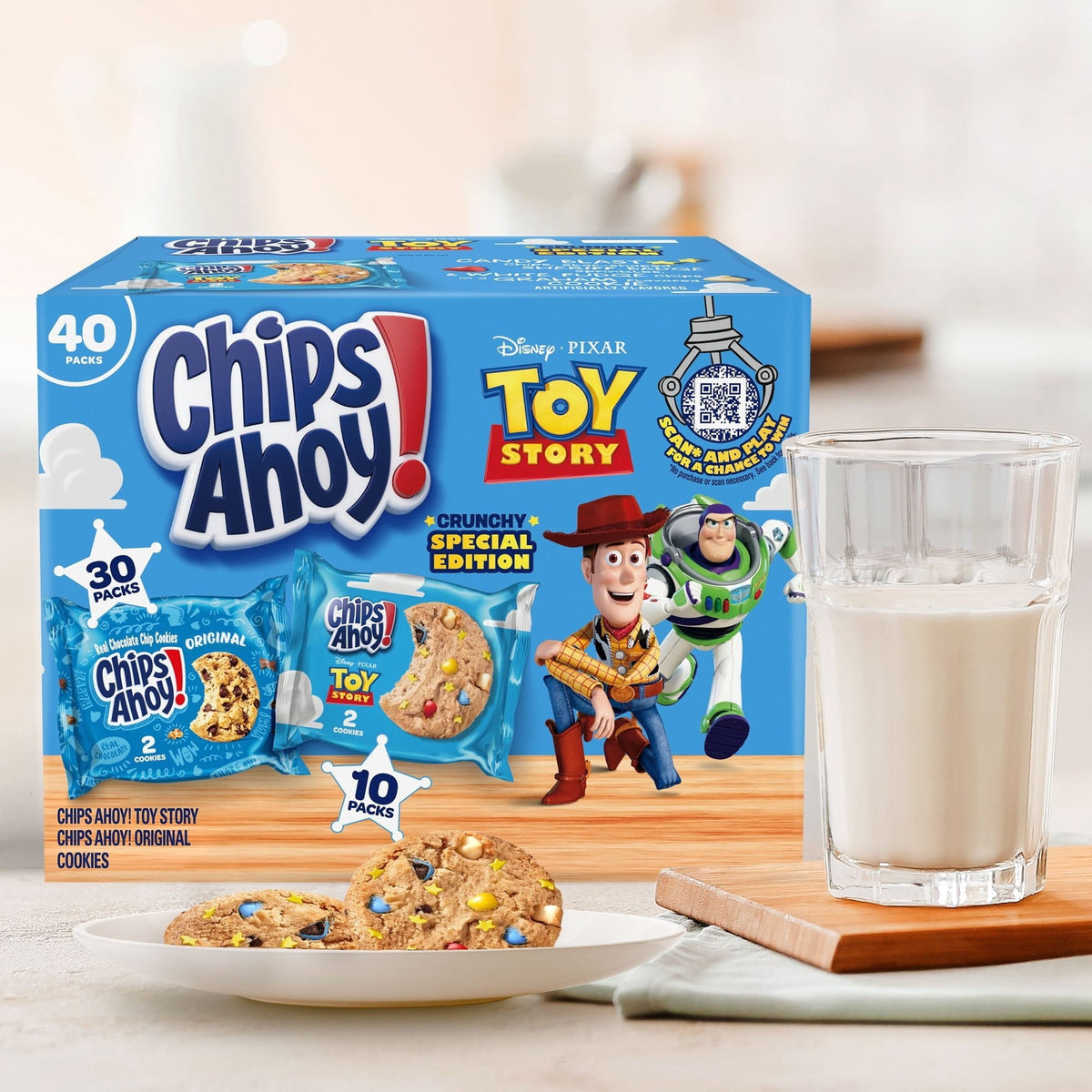 Chips Ahoy Toy Story Cookies Variety Pack, 40 pk.