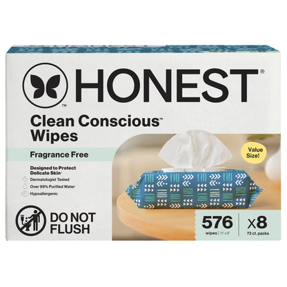 Clean Conscious™ Wipes, Balance Blues, 576 Count