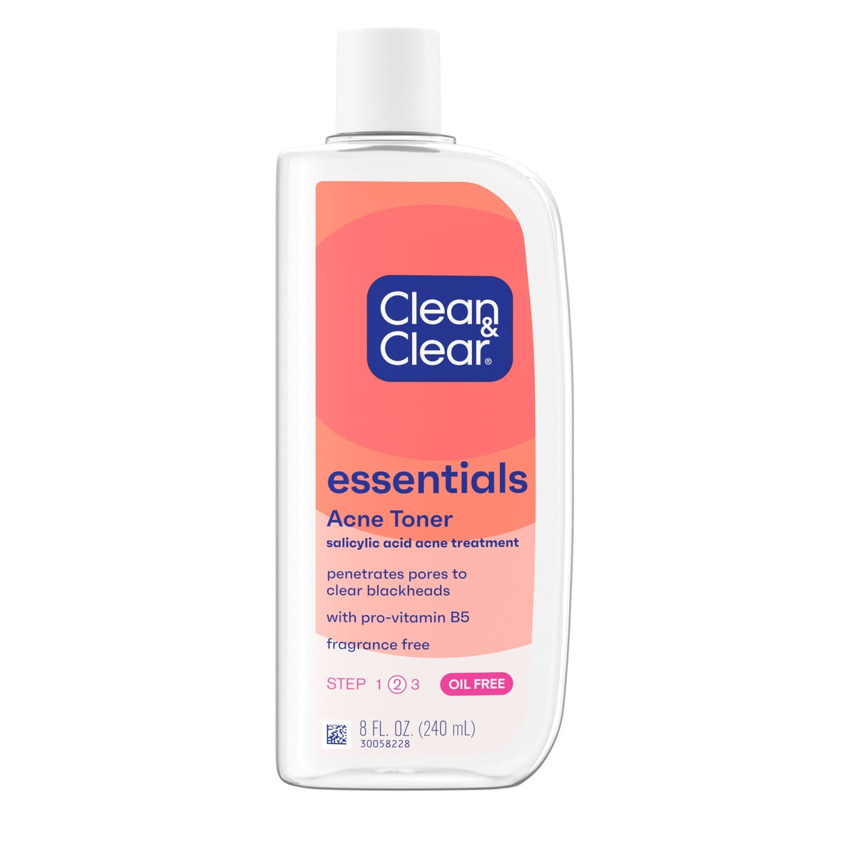 Clean & Clear Oil-Free Acne Toner, 2% Salicylic Acid, 8 fl. oz