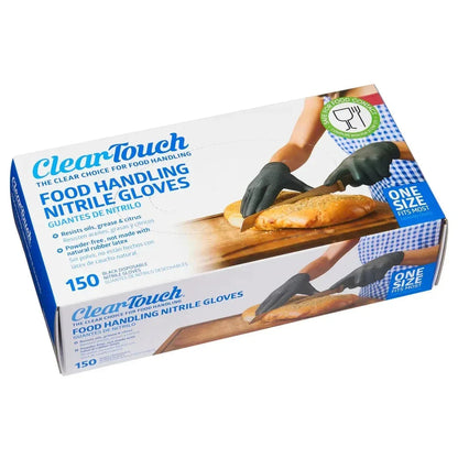 Clear-Touch Food Handling C Black, One Size, 150-count