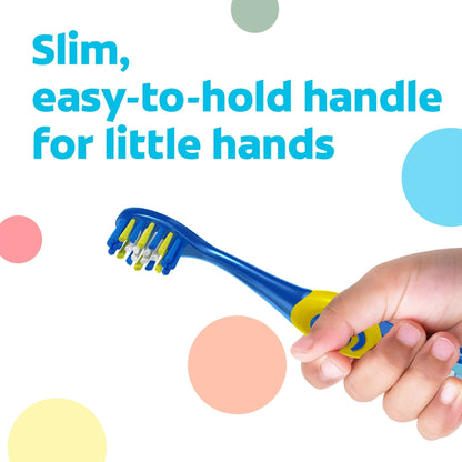 Colgate Kids Toothbrushes and Suction Cup, Extra Soft, Bluey, 2 Pack