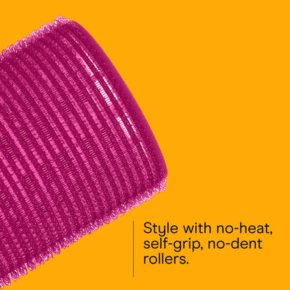 Conair Volumizing Self-Grip Hair Rollers, Assorted Multicolor 31-Pack With Travel Case