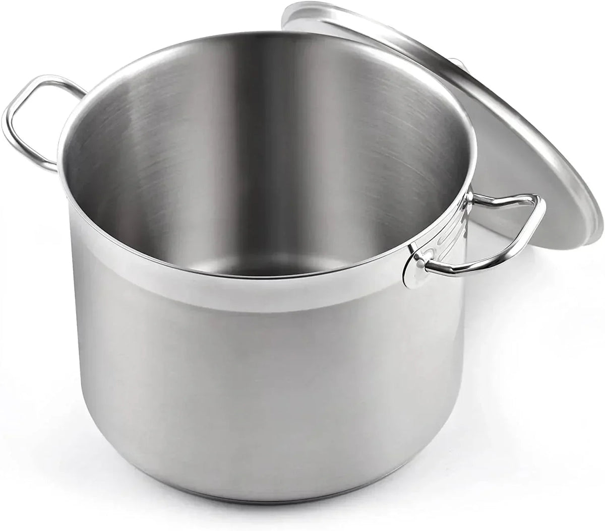 Cooks Standard Stainless Steel Dutch Oven Casserole Pot with Lid, 6-Quart Professional 18/10 Stainless Steel Stock Pot, Casuelas de Acero Inoxidables