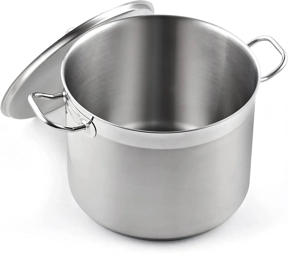 Cooks Standard Stainless Steel Dutch Oven Casserole Pot with Lid, 6-Quart Professional 18/10 Stainless Steel Stock Pot, Casuelas de Acero Inoxidables