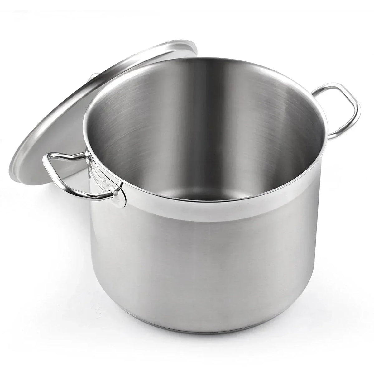 Cooks Standard Stainless Steel Dutch Oven Casserole Pot with Lid, 6-Quart Professional 18/10 Stainless Steel Stock Pot, Casuelas de Acero Inoxidables