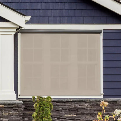 Sol Armor 6' x 8' Cordless Outdoor Sun Shade with Valance