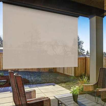 Sol Armor 7' x 8' Cordless Outdoor Sun Shade with Valance