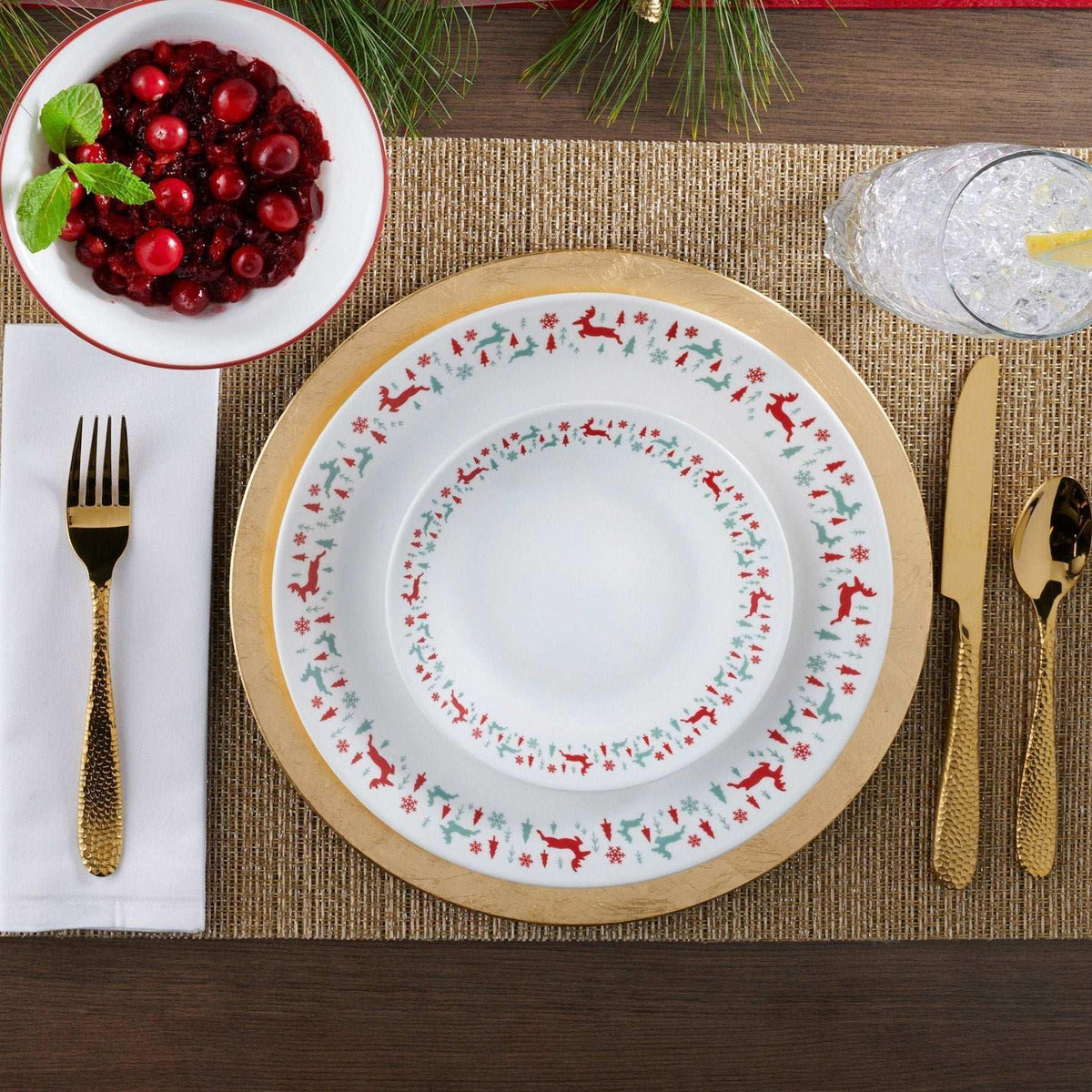 Corelle Be Merry 20-piece Dinnerware Set