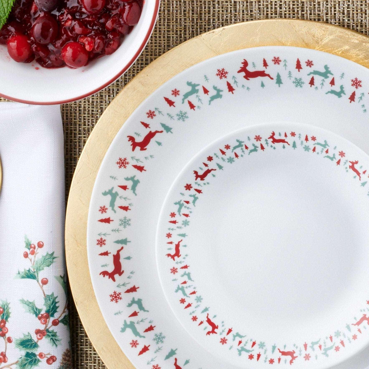 Corelle Be Merry 20-piece Dinnerware Set