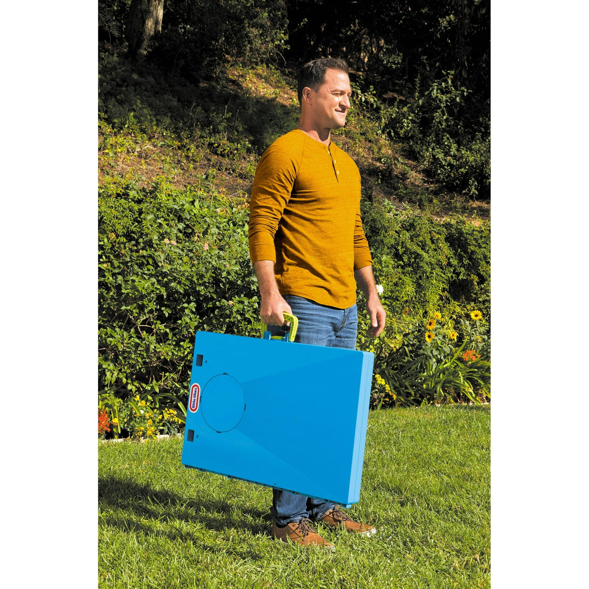 Little Tikes 5-in-1 Cornhole Game Set, Indoor Outdoor Toy Sports Set with 16 Accessories Including Bean Bags, Lawn Darts and Balls- Toddlers Ages 2+