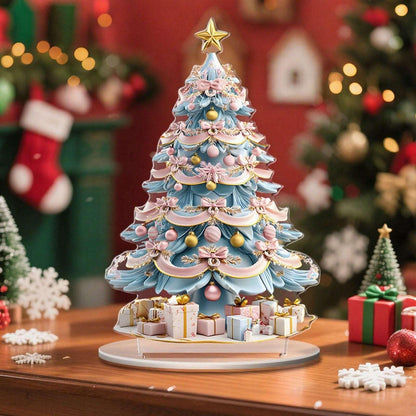 Costeam Christmas Tree Christmas Acrylic Ornaments Home Decorations Festive Xmas Hanging Decor for Indoor Home Holiday Party Family Gatherings Cute Lightweight Acrylic Ornaments