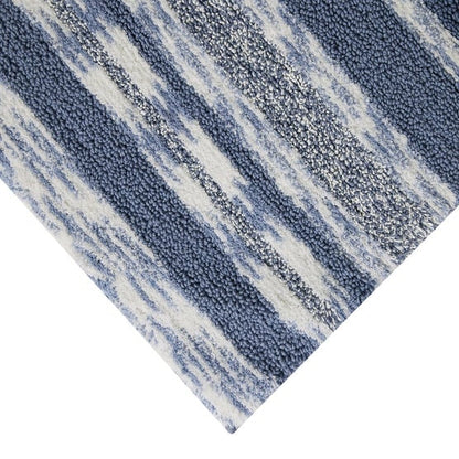 Cotton Stripe Bath Mat