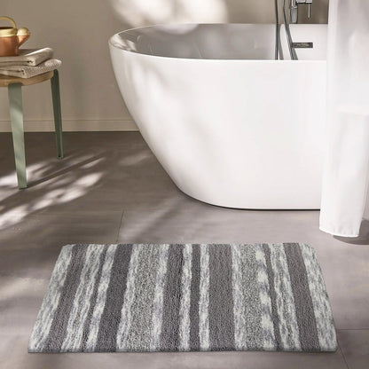 Cotton Stripe Bath Mat