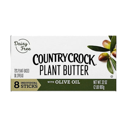 Country Crock Dairy Free Plant Butter with Olive Oil Sticks, 2 lbs.