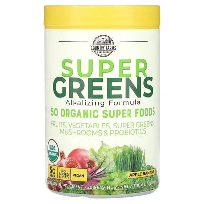 Country Farms, Super Greens, Alkalizing Formula