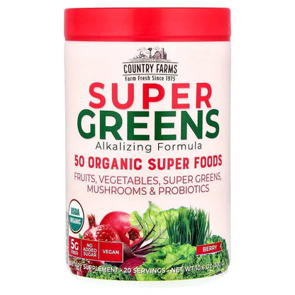 Country Farms, Super Greens, Alkalizing Formula