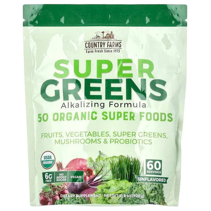 Country Farms, Super Greens, Alkalizing Formula