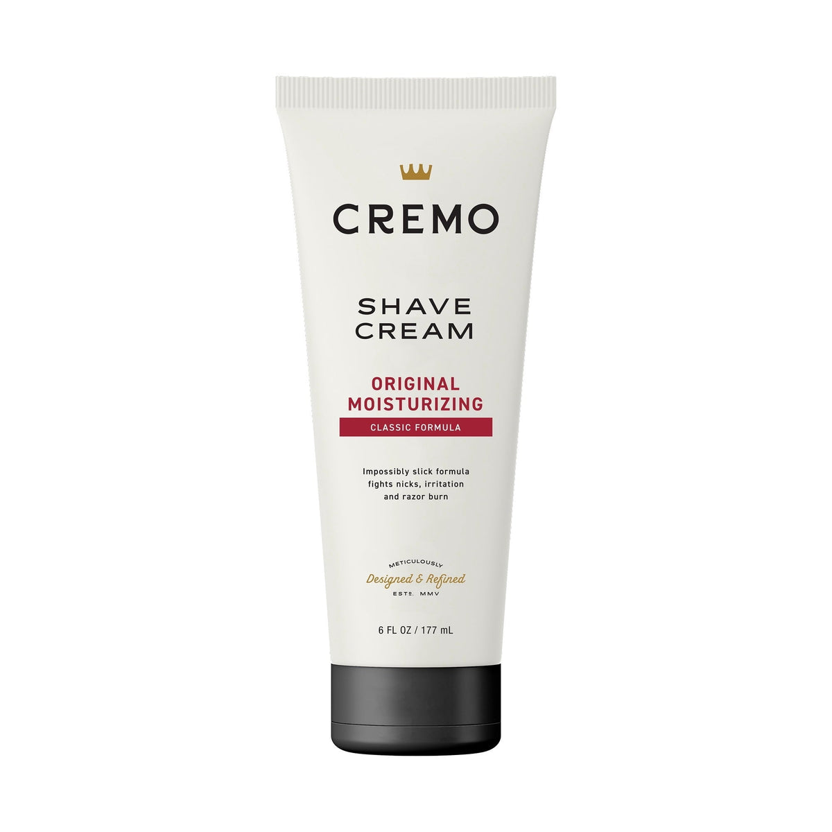 (2 pack) Cremo Sensitive Skin Concentrated Shave Cream, Unscented, 6 fl oz